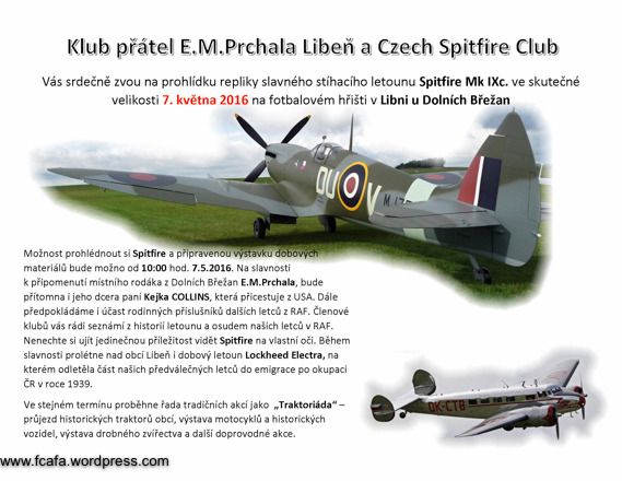 Eduard Prchal remembrance Dolni Brezany 7 May 2016 Free